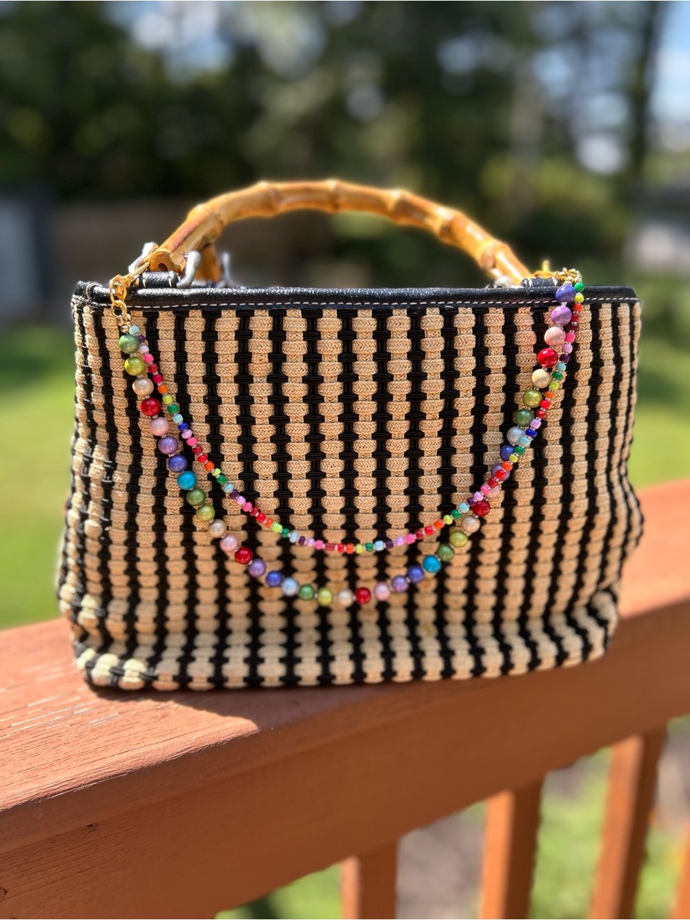 Handmade Beaded Bag chain